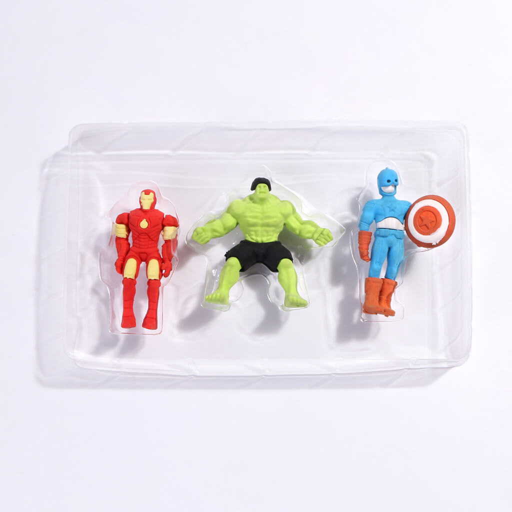 Avengers 3D Eraser Set