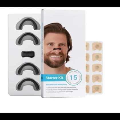 Magnetic nasal strips