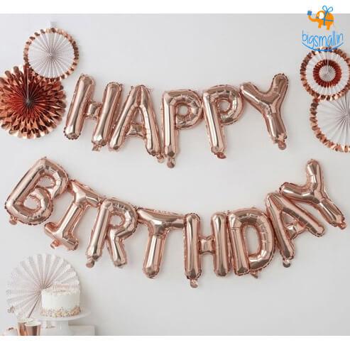 Happy Birthday Foil Balloons
